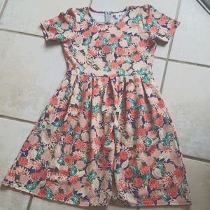 LuLaRoe Amelia Floral Dress, Size XL